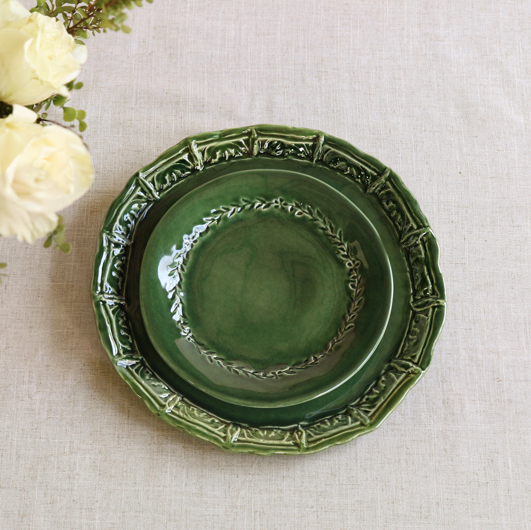 CERAMIC Chiara Charger Plate (Green)