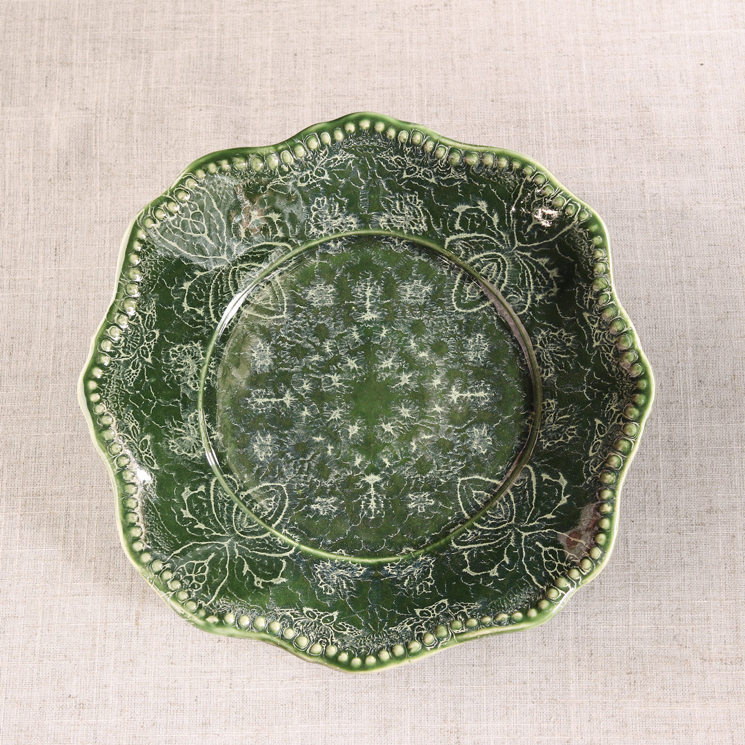 CERAMIC Allegra Side Plate Set of (Green) - Main Image