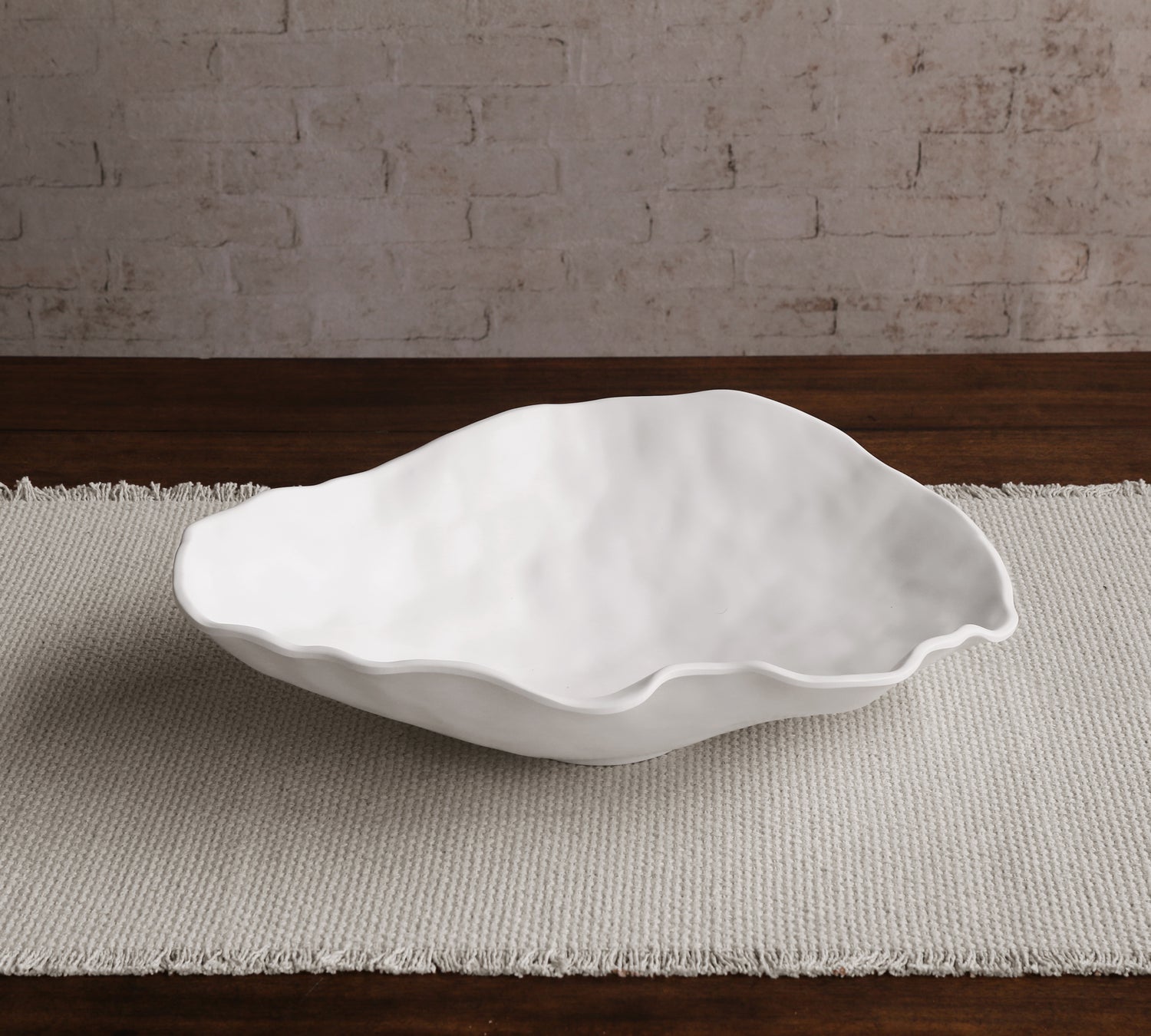 VIDA Nube Large Oval Bowl (White)