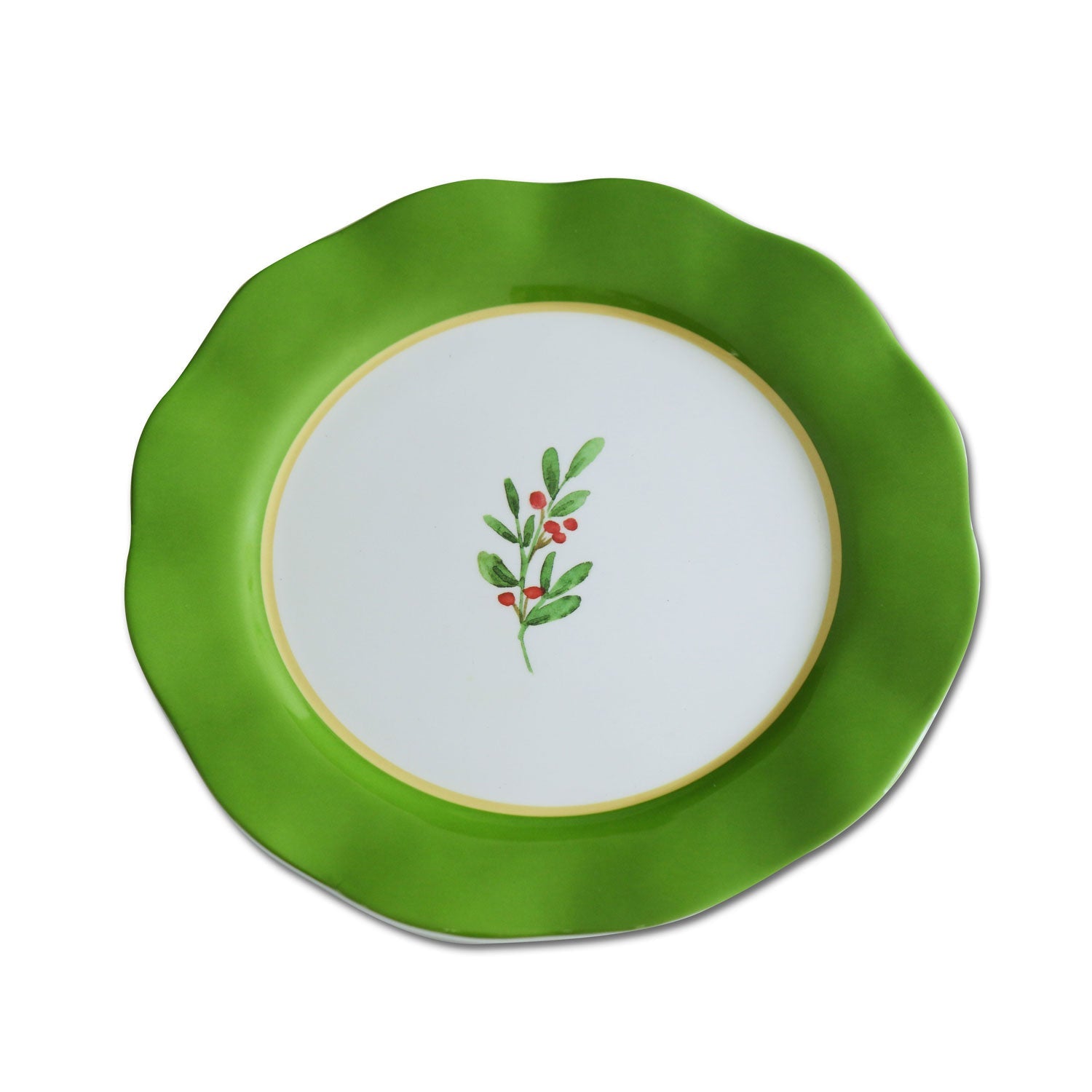 beatriz-ball-vida-holly-11-dinner-plate-set-of-4-green-and-white