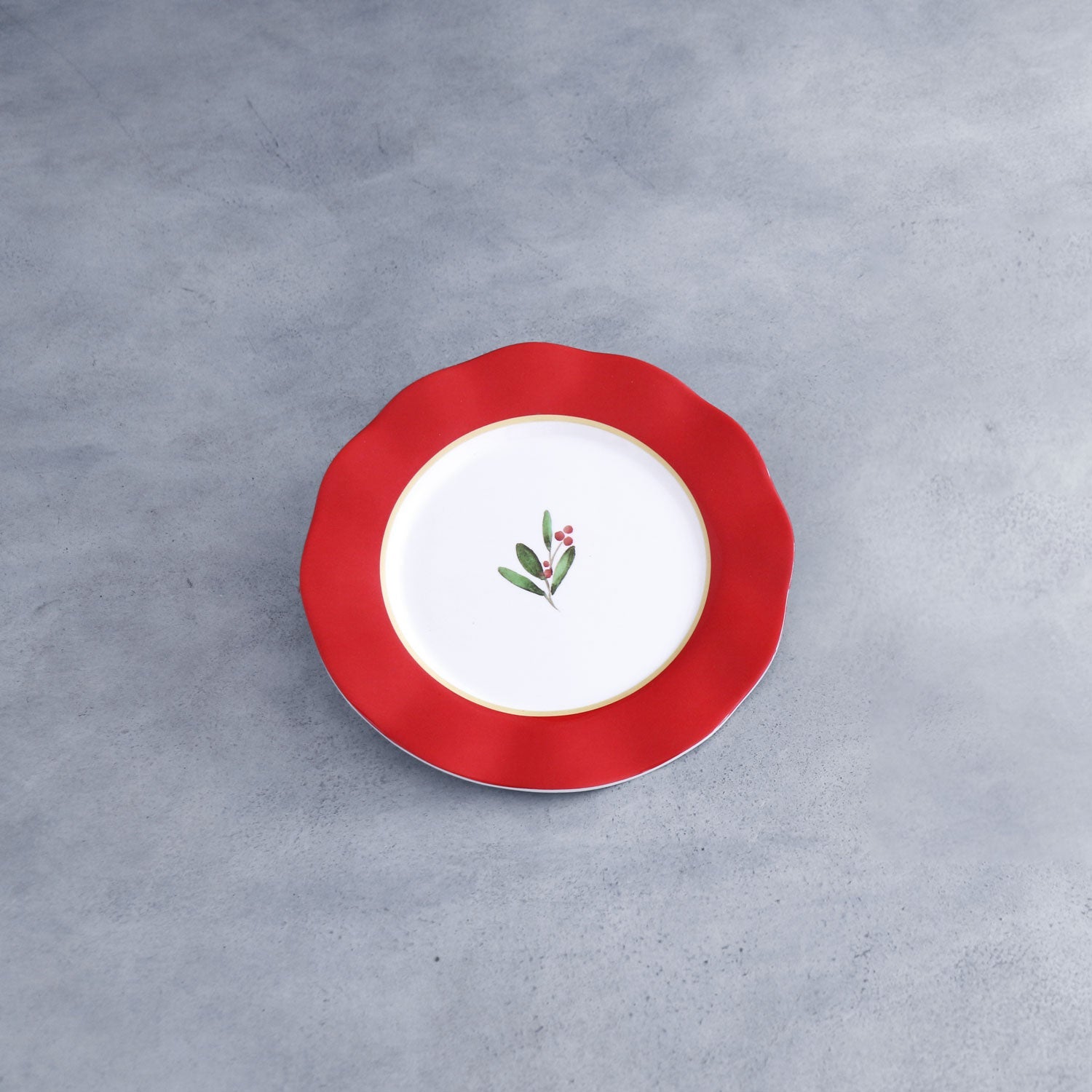 beatriz-ball-vida-holly-9-salad-plate-set-of-4-red-and-white