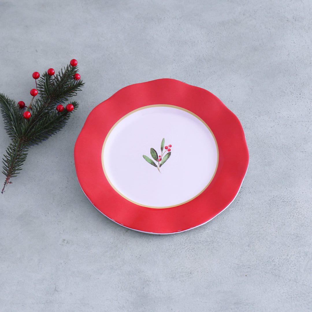 beatriz-ball-vida-holly-9-salad-plate-set-of-4-red-and-white