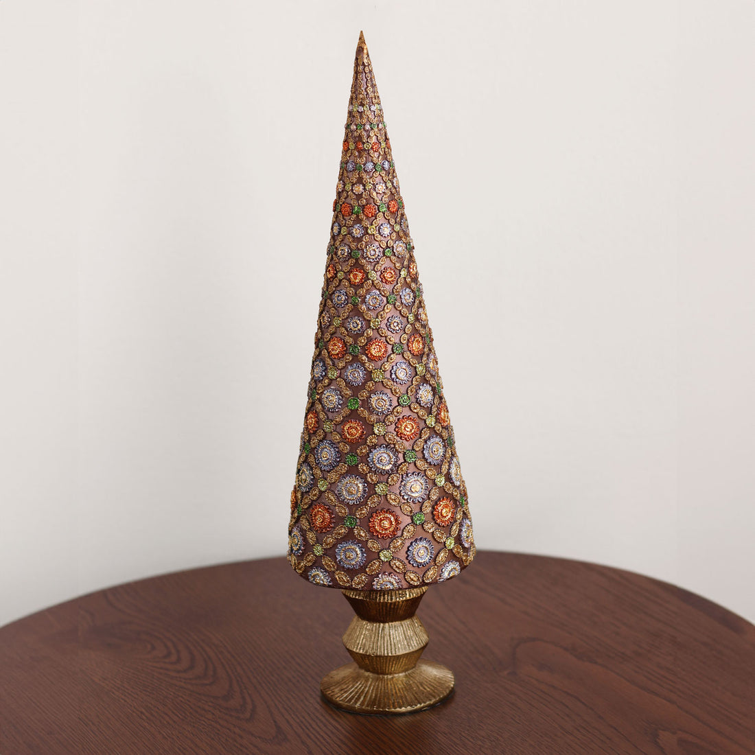 HOLIDAY Royal Forest Majestic 16&quot; Cone Tree (Multi)