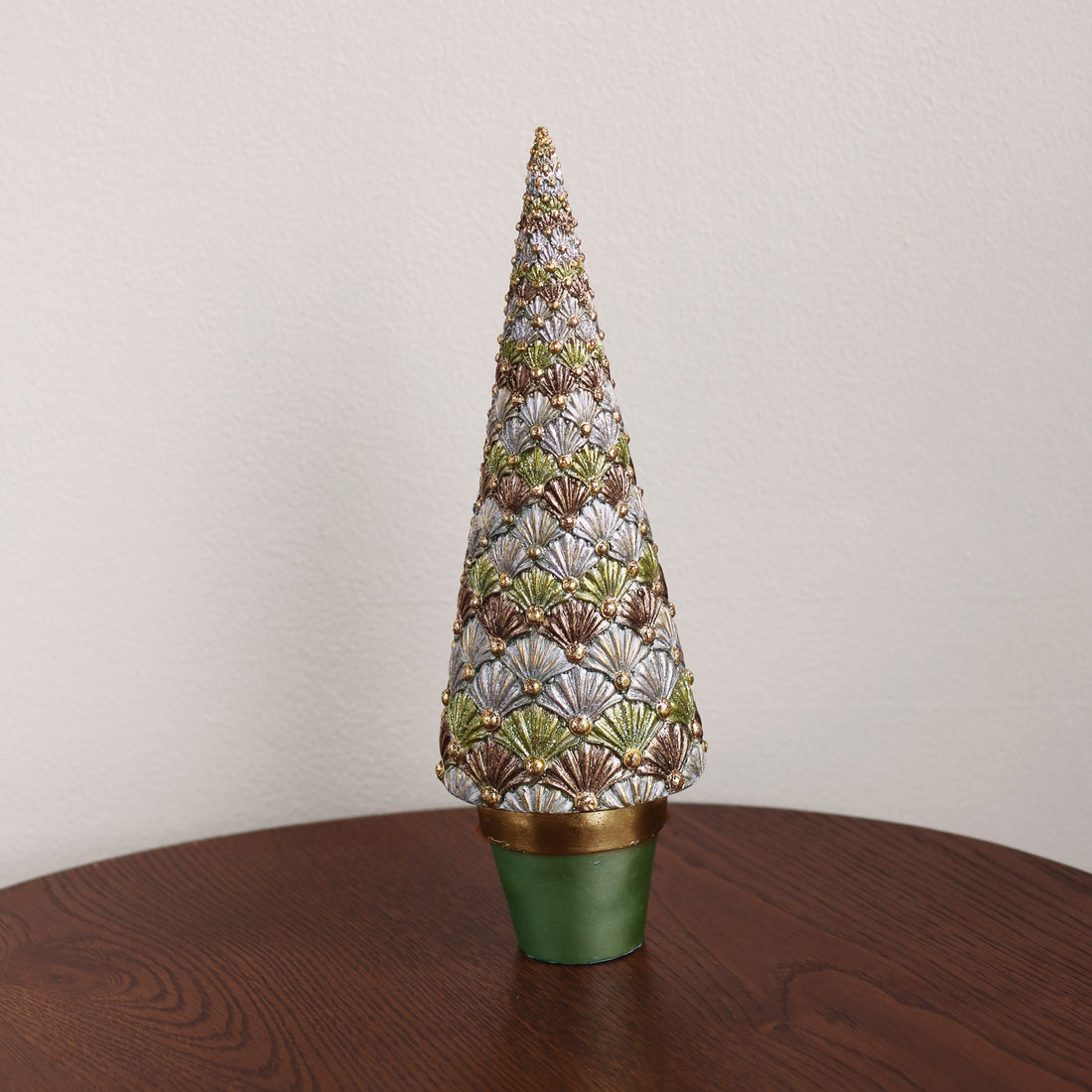 HOLIDAY Royal Forest Princess 12.5&quot; Cone Tree (Multi)