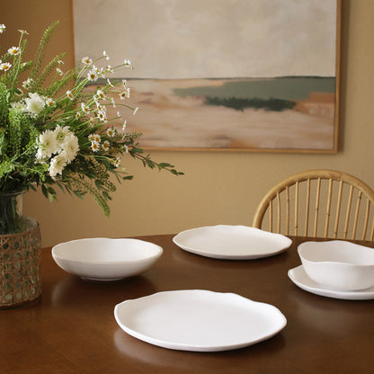 VIDA Nube Dinner Plate Set of 4 (White)