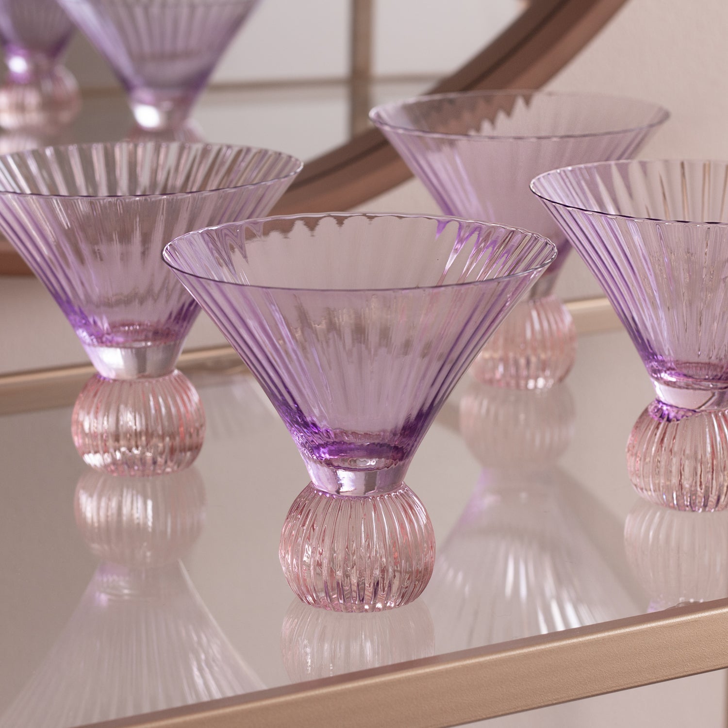 beatriz-ball-glass-venice-martini-set-of-4-violet-and-pink