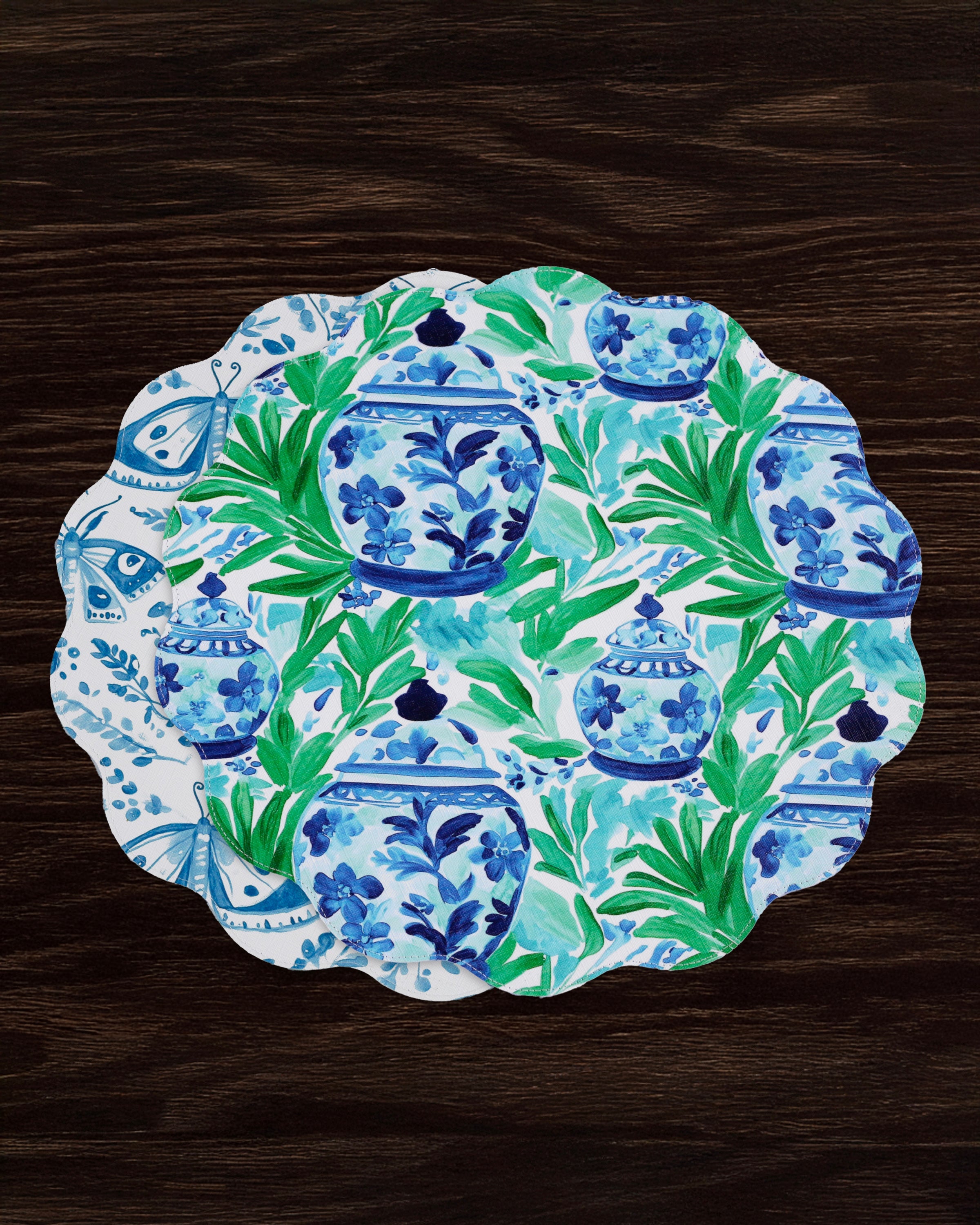 beatriz-ball-vida-ginger-jar-butterflies-reversible-round-placemats-set-of-4-blue-green