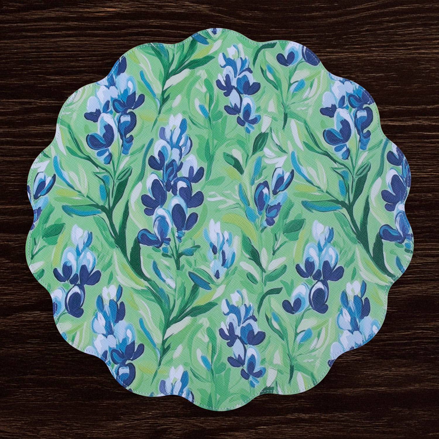 beatriz-ball-vida-bluebells-and-flowers-reversible-round-placemats-set-of-4-pink-and-green