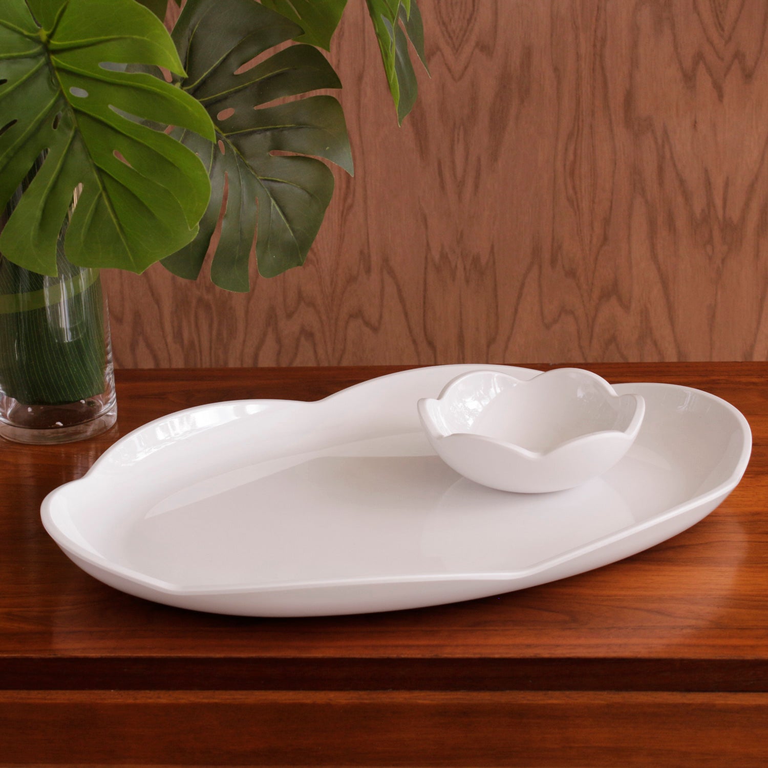 VIDA Amelia Large Platter White