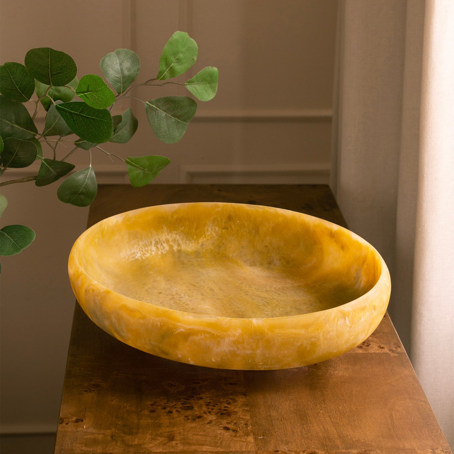 RESIN Sorbert Large Oval Bowl Matcha