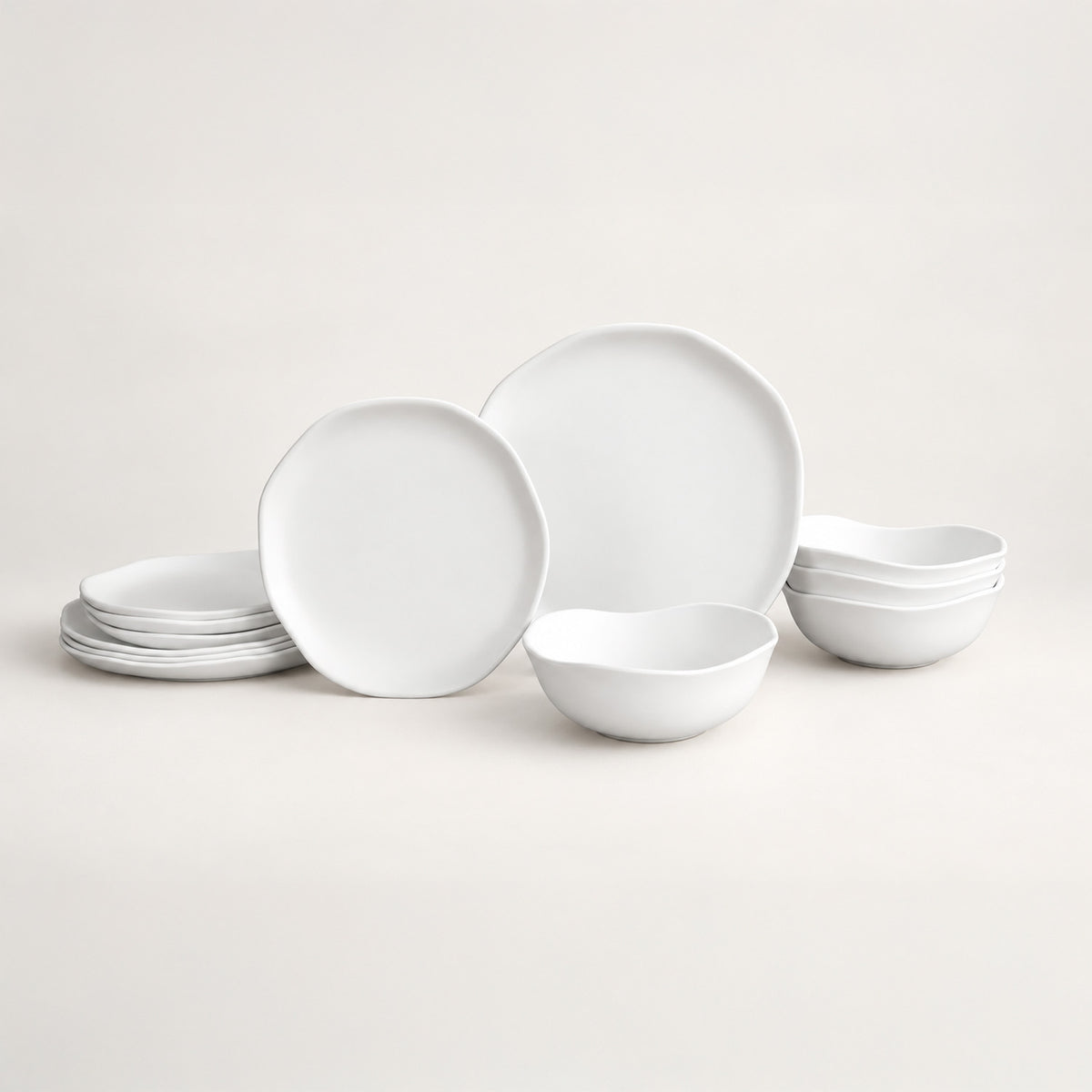 VIDA Nube Salad Plate Set of 4 (White)