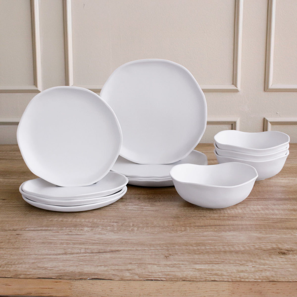 VIDA Nube Salad Plate Set of 4 (White)