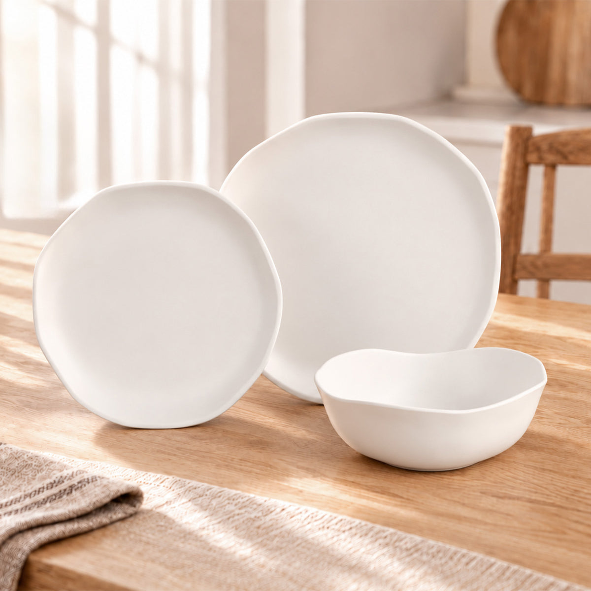 VIDA Nube Salad Plate Set of 4 (White)
