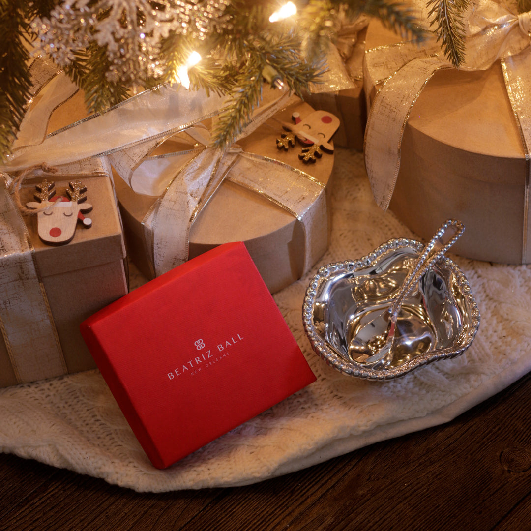 GIFTABLES Organic Pearl Petit Bowl with Spoon