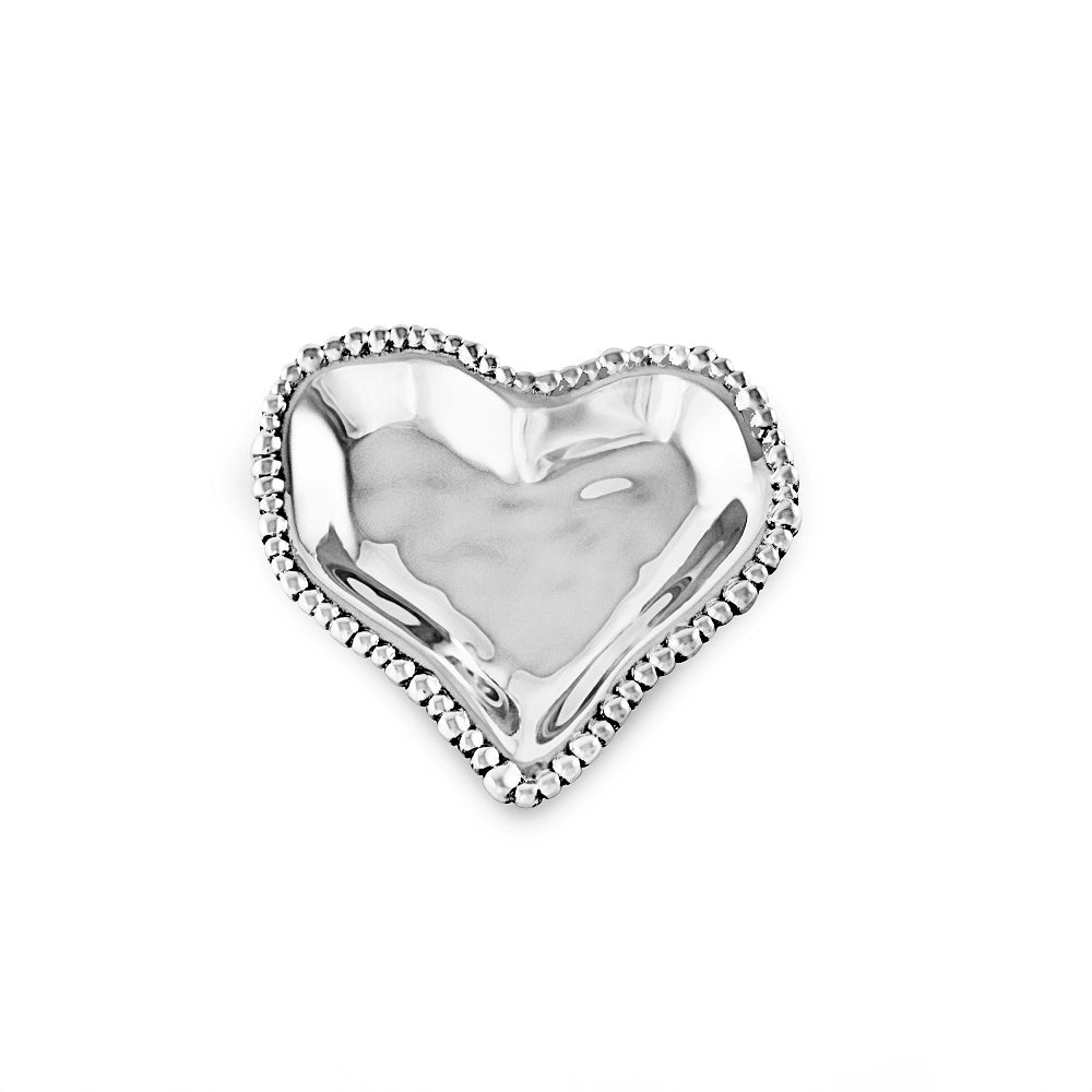 ORGANIC PEARL Small Heart Platter