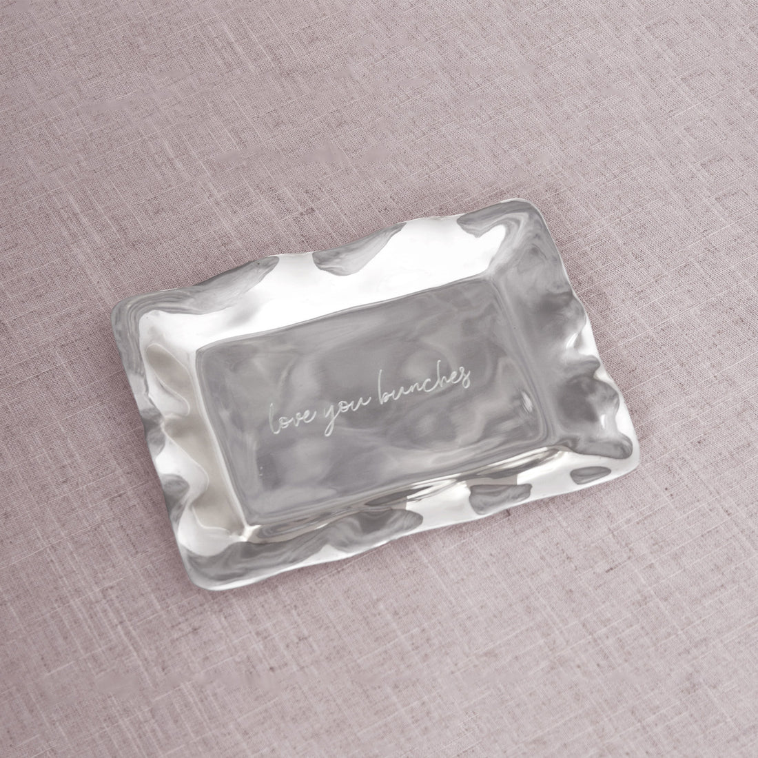 GIFTABLES Engraved Tray &quot;love you bunches&quot;
