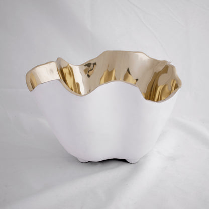 THANNI Ice Bucket (White and Gold)