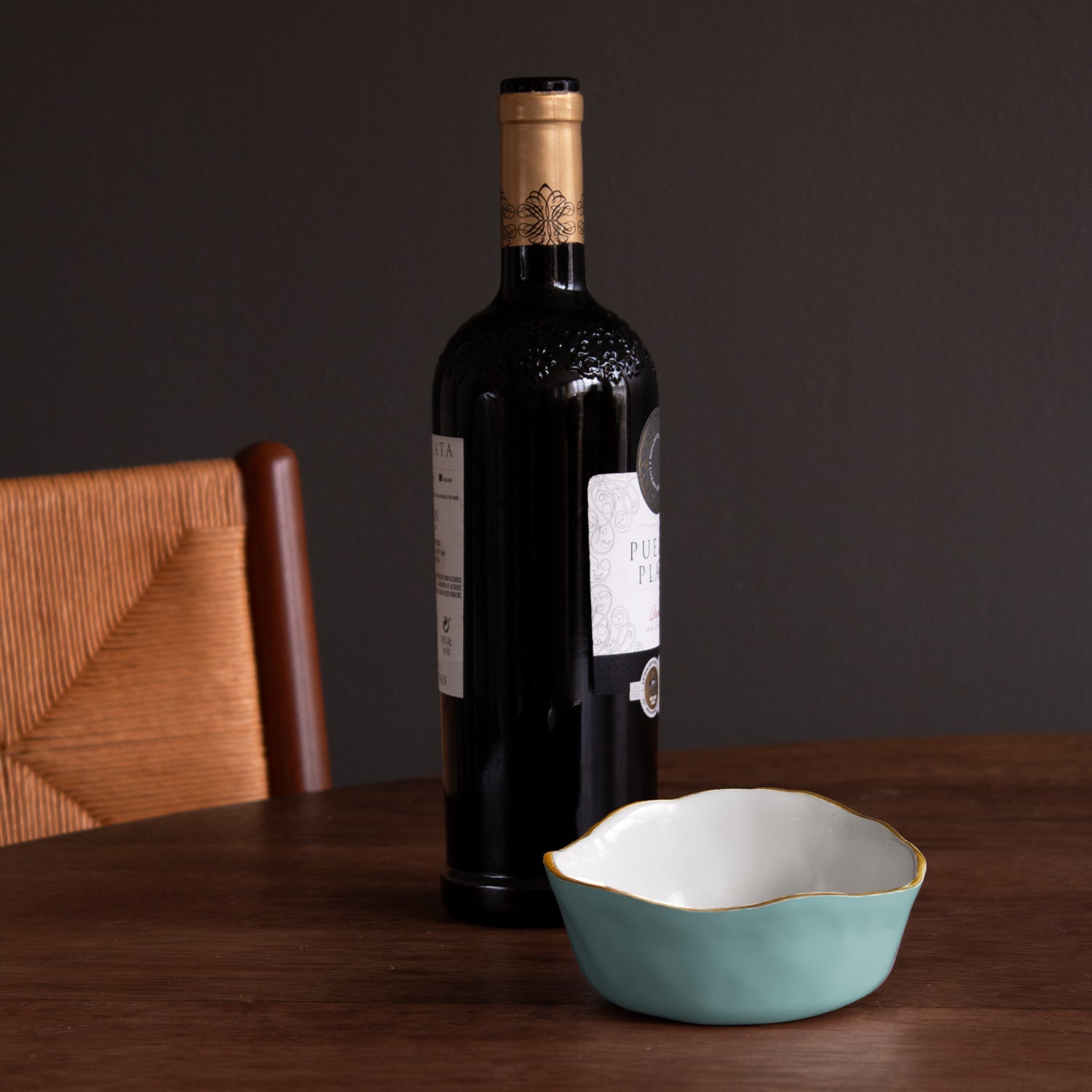 beatriz-ball-encanto-soho-wine-coaster-turquoise-and-white