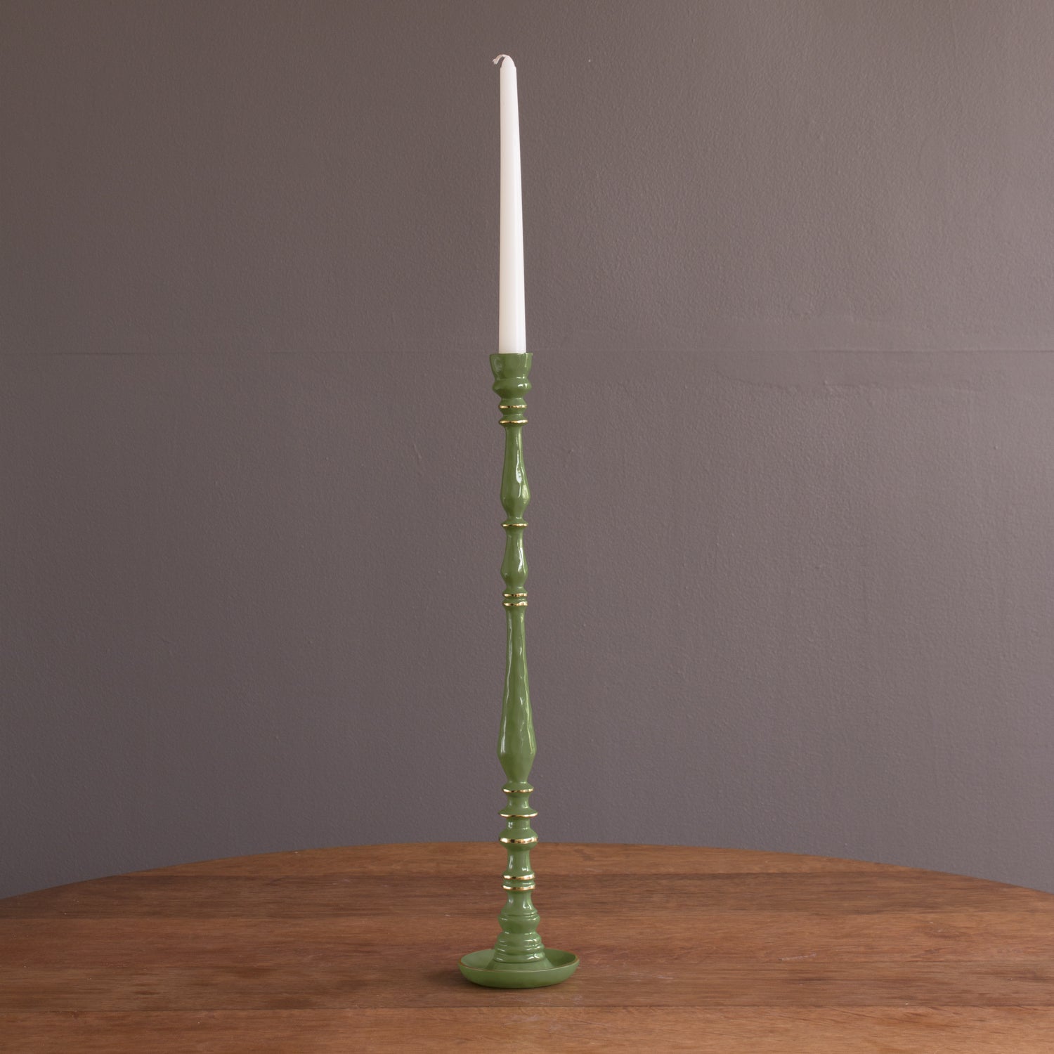 beatriz-ball-encanto-crosby-large-candlestick-holder-leaf-green