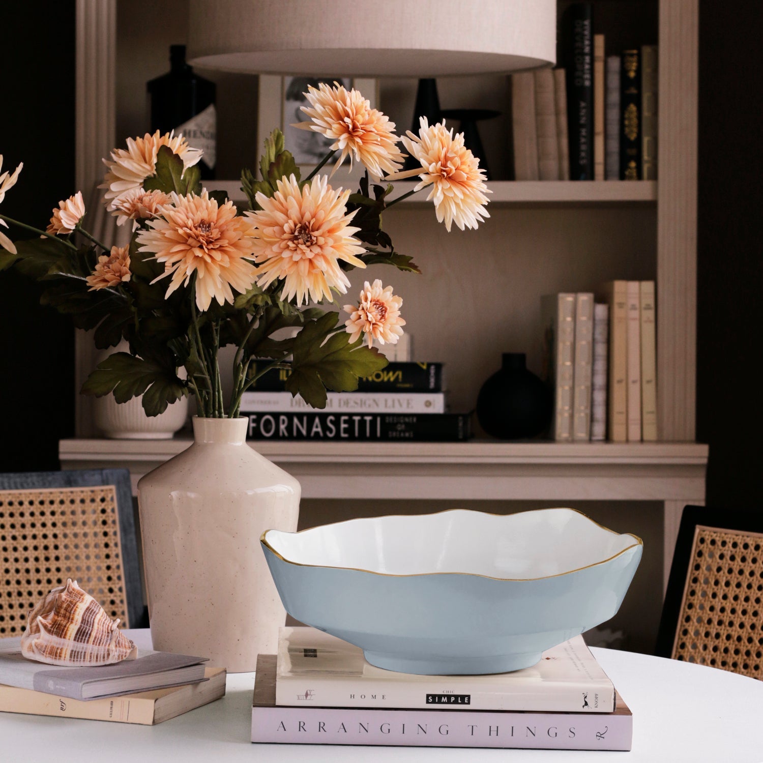 beatriz-ball-encanto-dakota-medium-bowl-slate-and-white