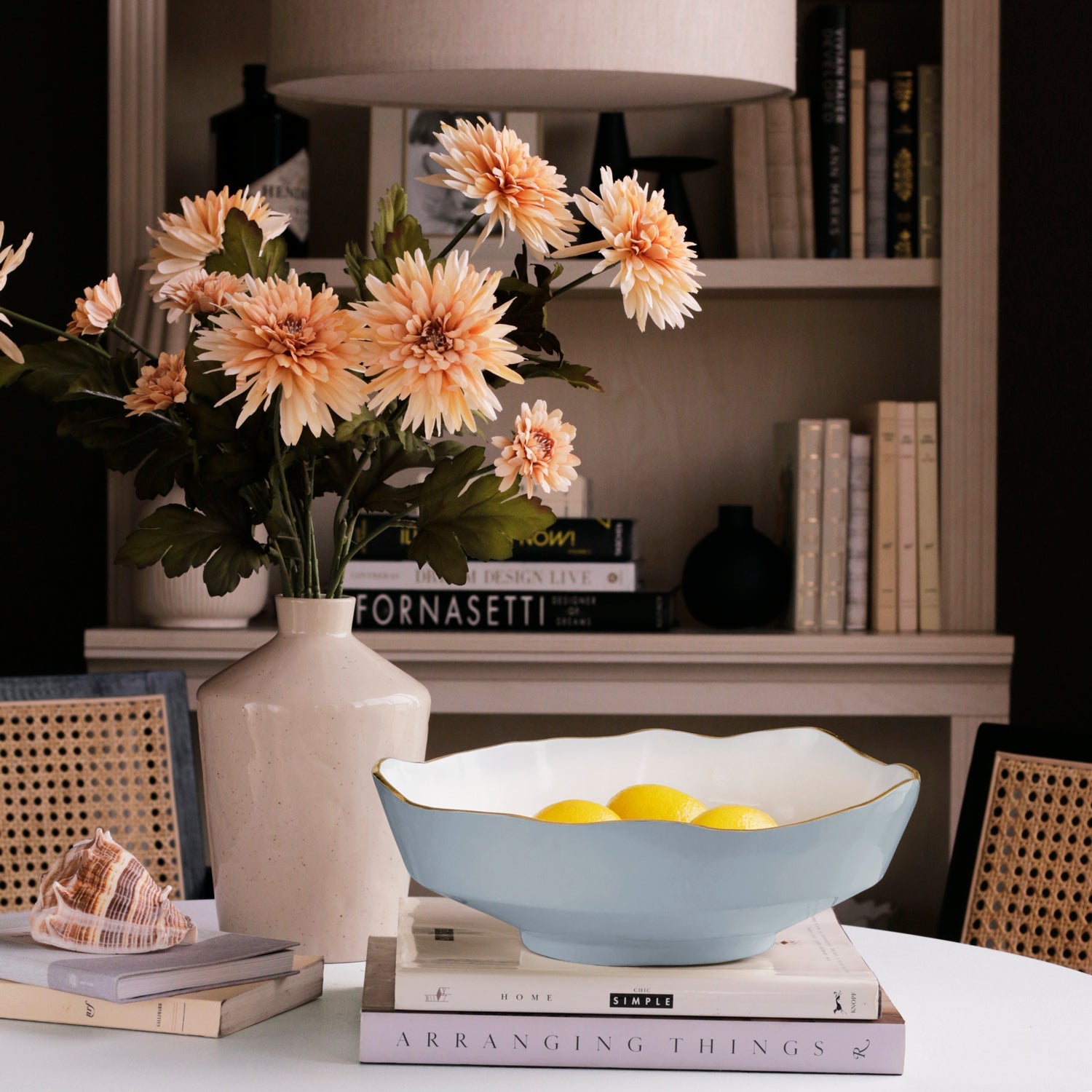 beatriz-ball-encanto-dakota-medium-bowl-slate-and-white