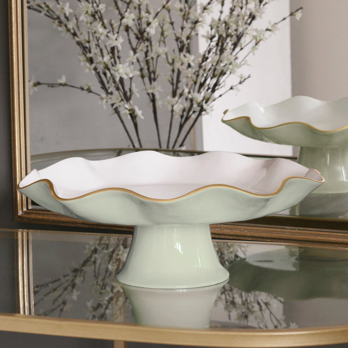 beatriz-ball-encanto-carola-pedestal-cake-plate-pistachio-and-white