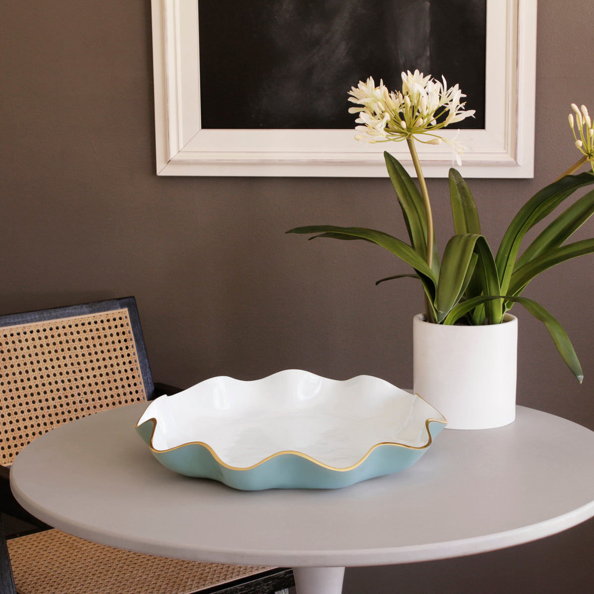 beatriz-ball-encanto-carola-large-round-platter-turquoise-and-white
