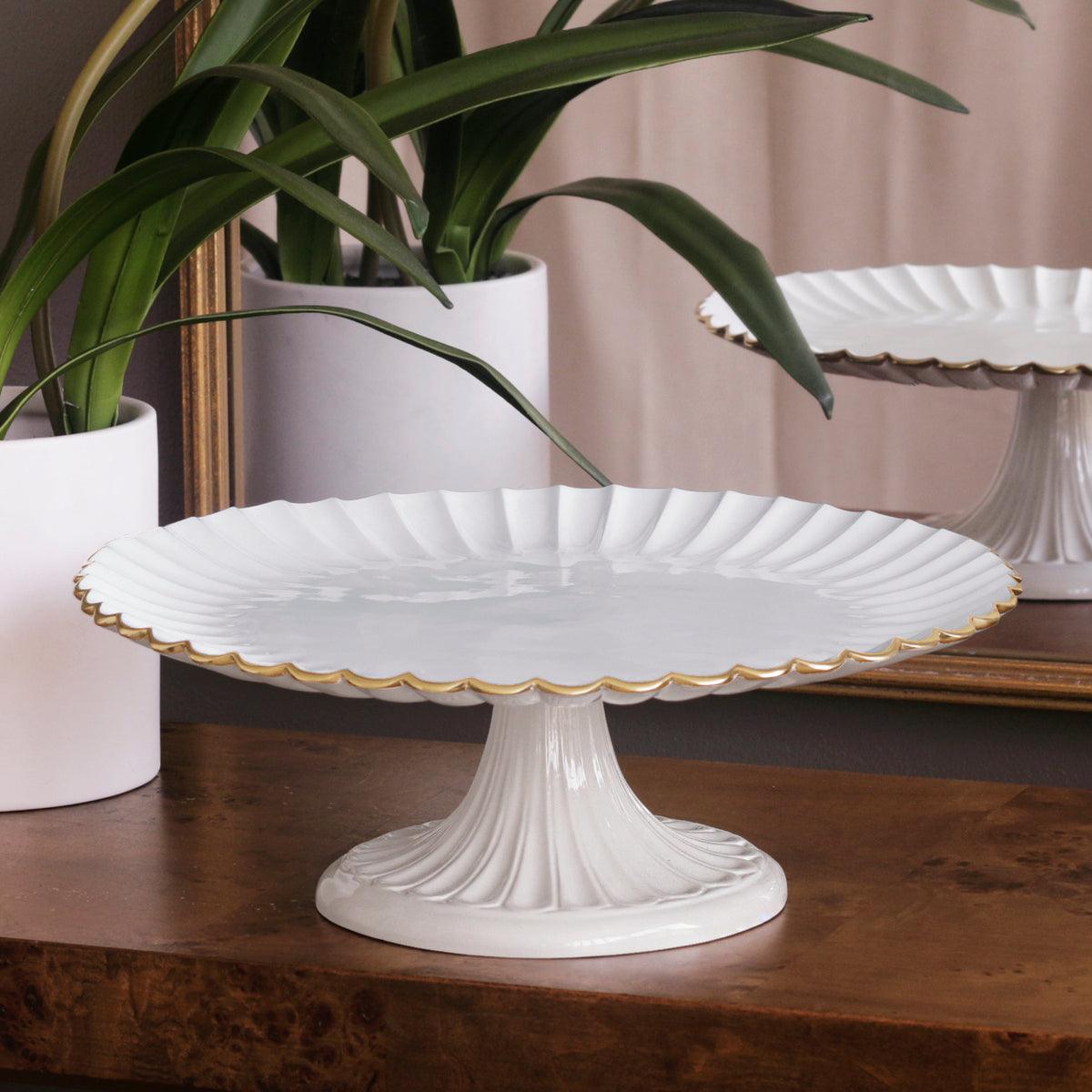beatriz-ball-encanto-vienna-pedestal-cake-plate-cream-and-white