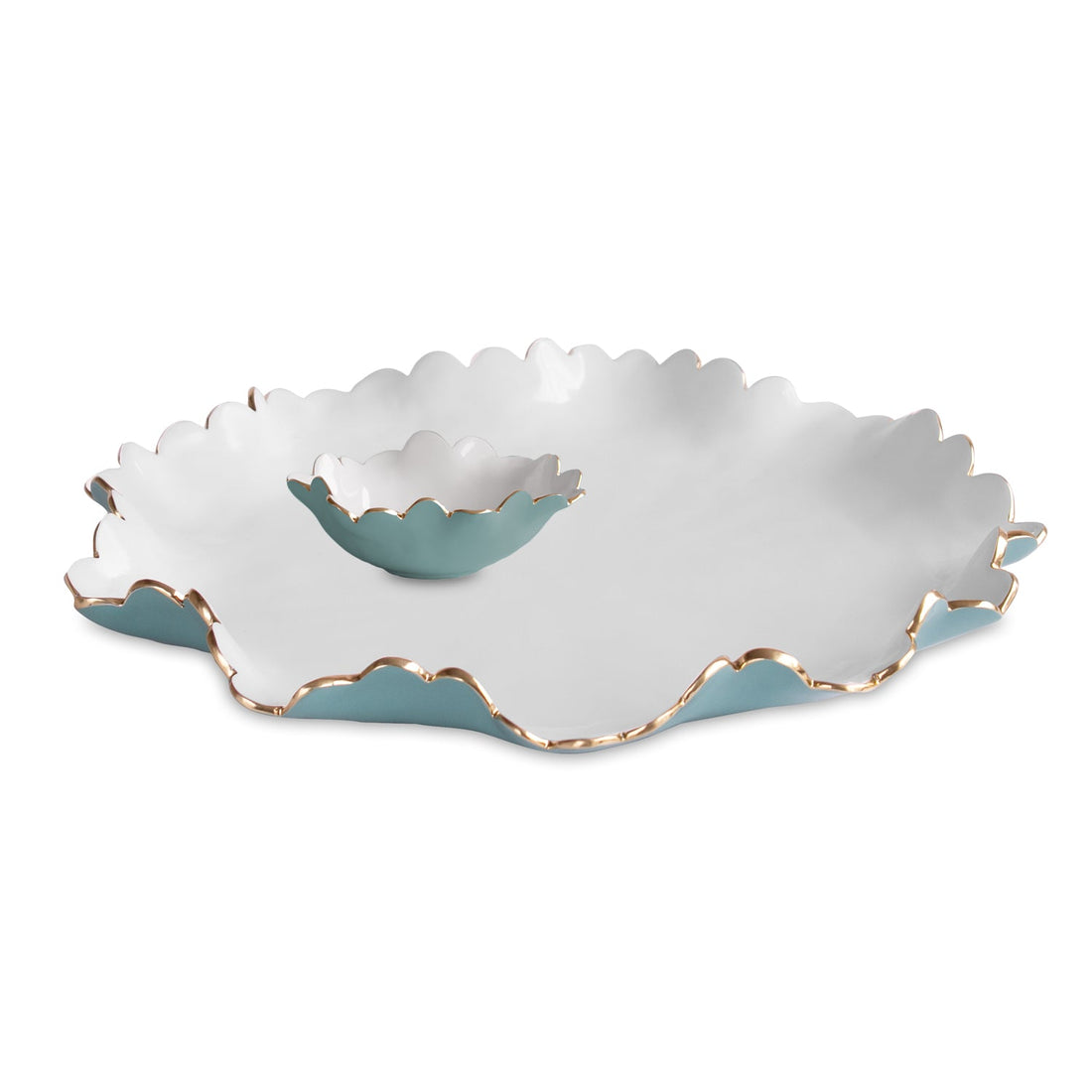 encanto-colette-large-chip-and-dip-turquoise-and-white