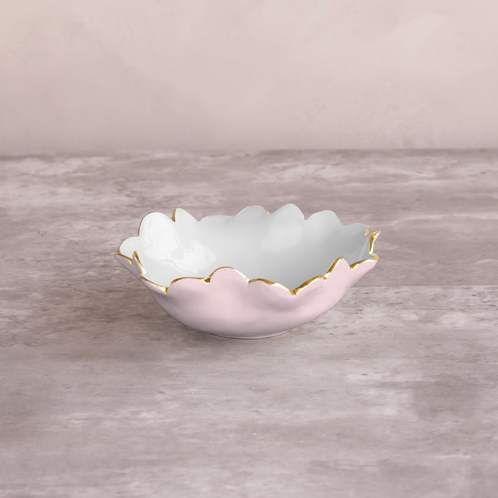 ENCANTO Colette Mini Round Bowl (Camellia and White)