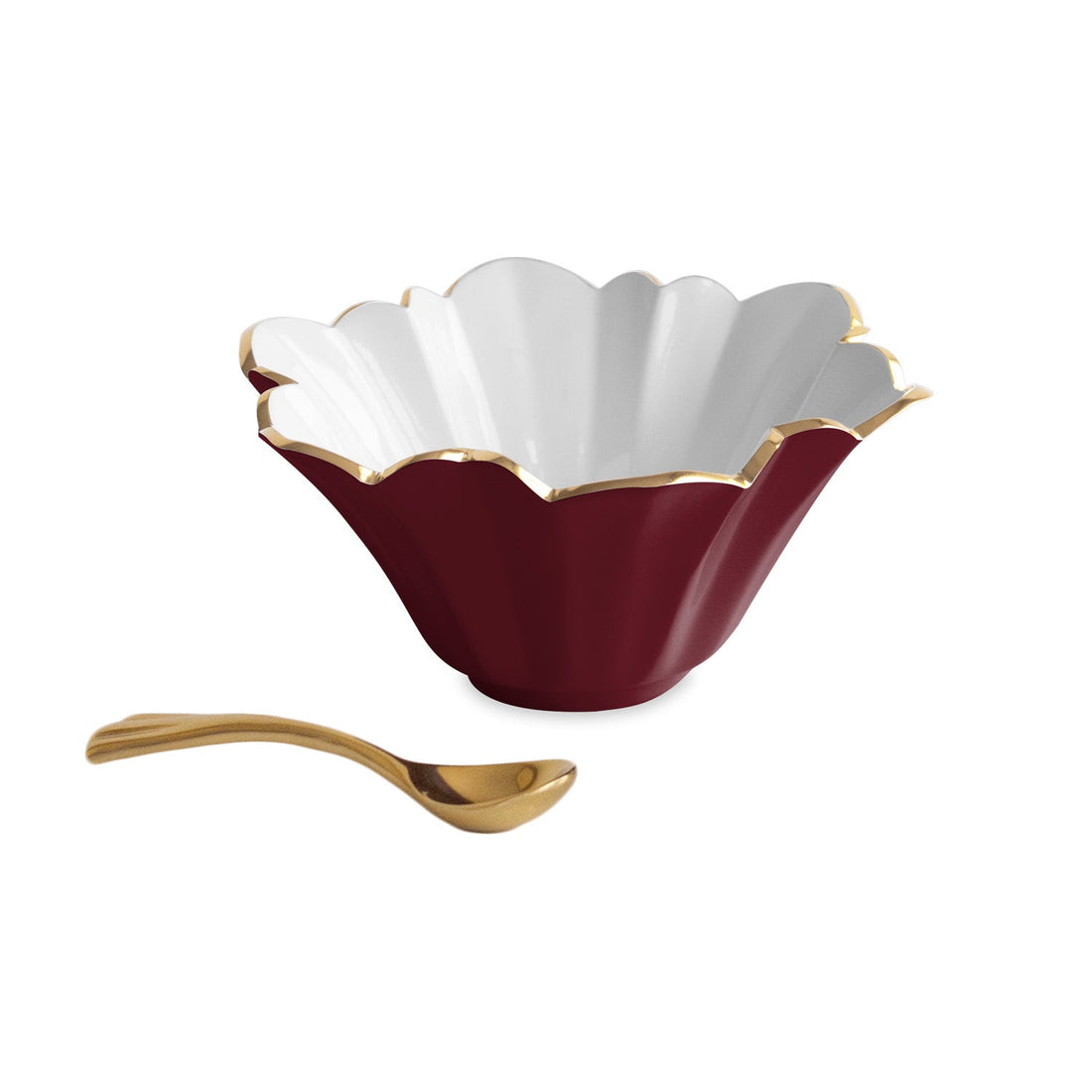 encanto-avril-small-bowl-w-spoon-bordeaux-and-white