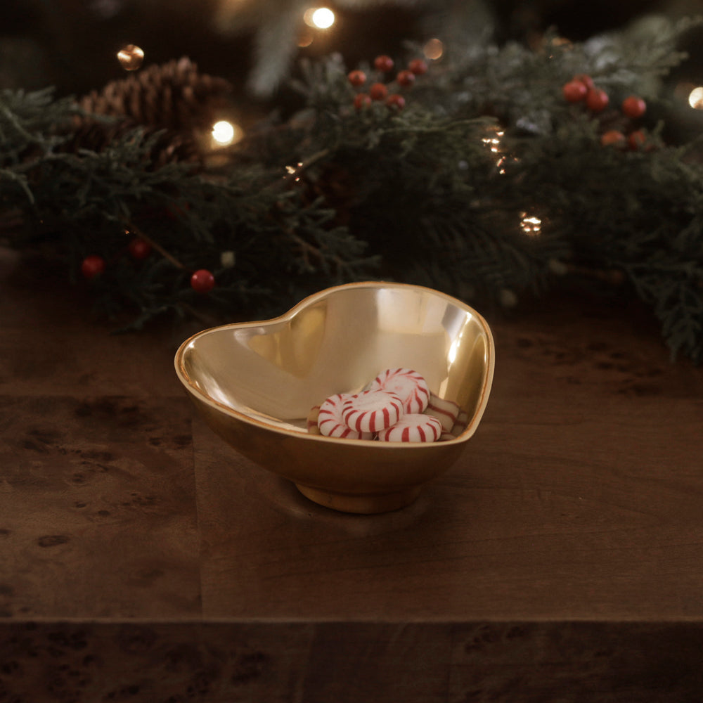 GIFTABLES Heart Small Bowl (Gold)