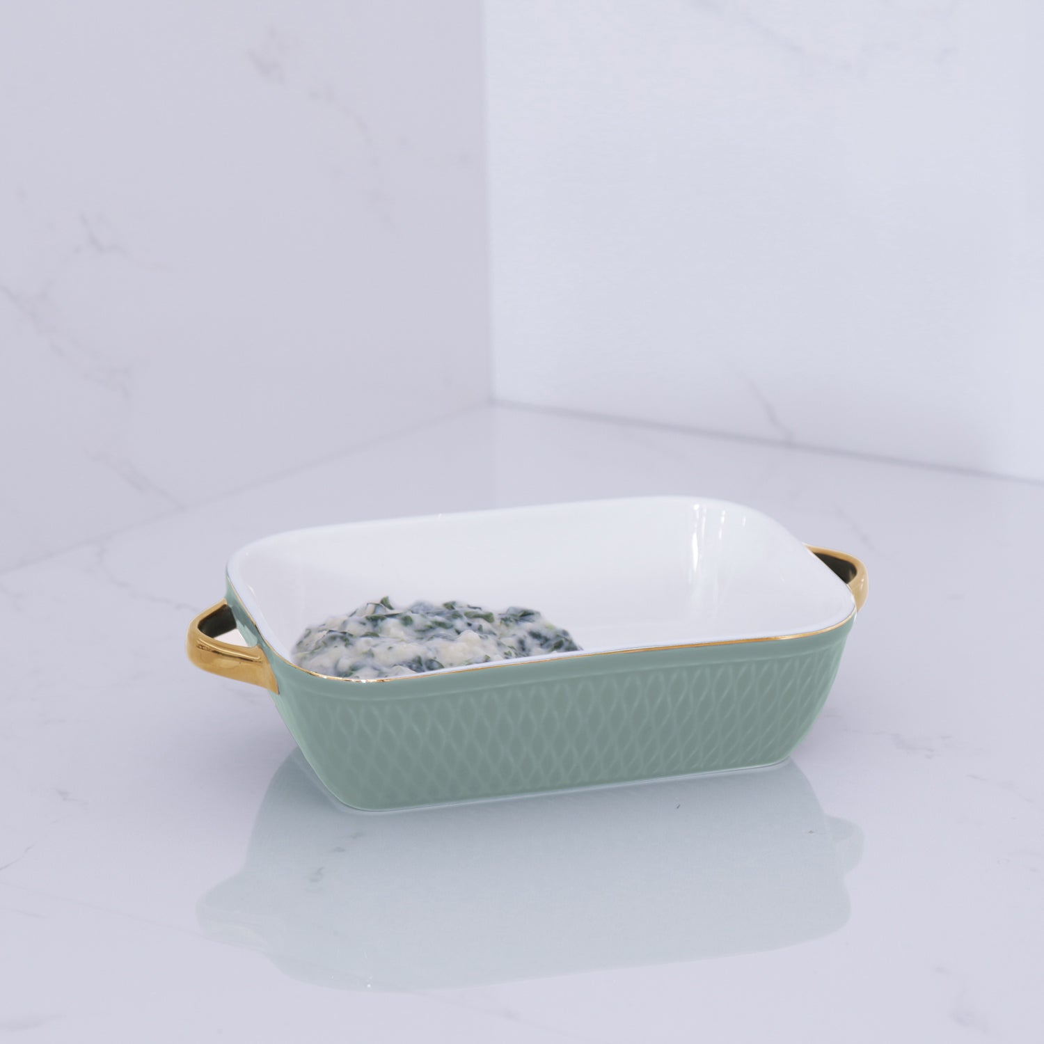 beatriz-ball-ceramic-small-rectangular-baker-with-gold-handles-sage
