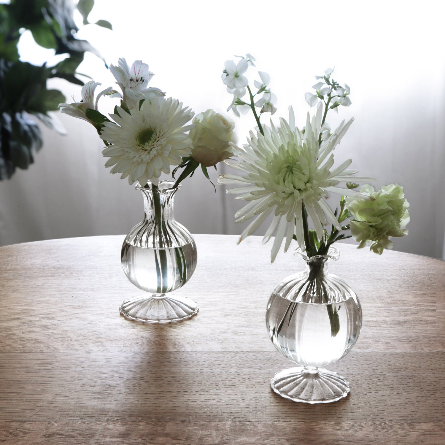 GLASS Cambridge Louise 5&quot; Bud Vase Set of 2 (Clear)