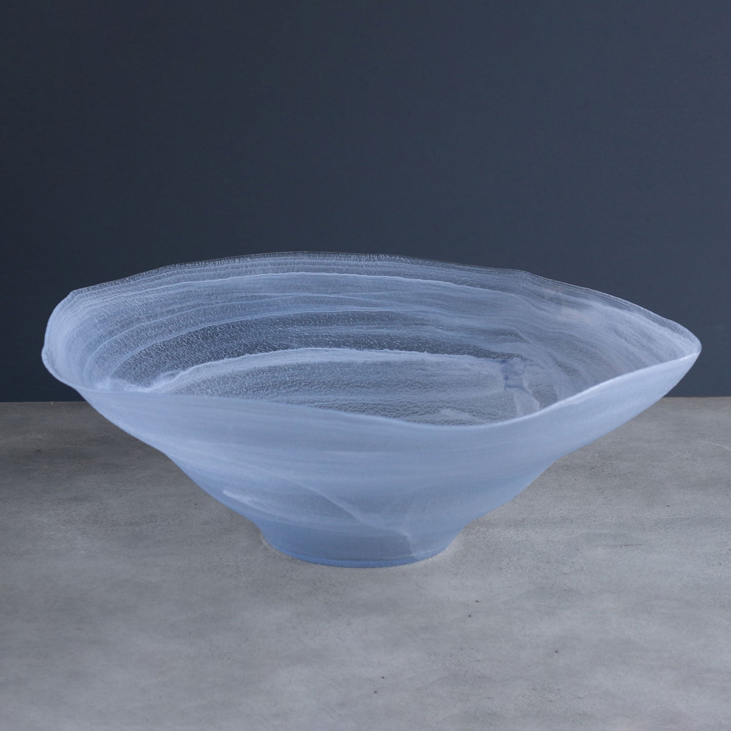 Beatriz Ball Glass Alabaster Wave Extra Large Bowl
