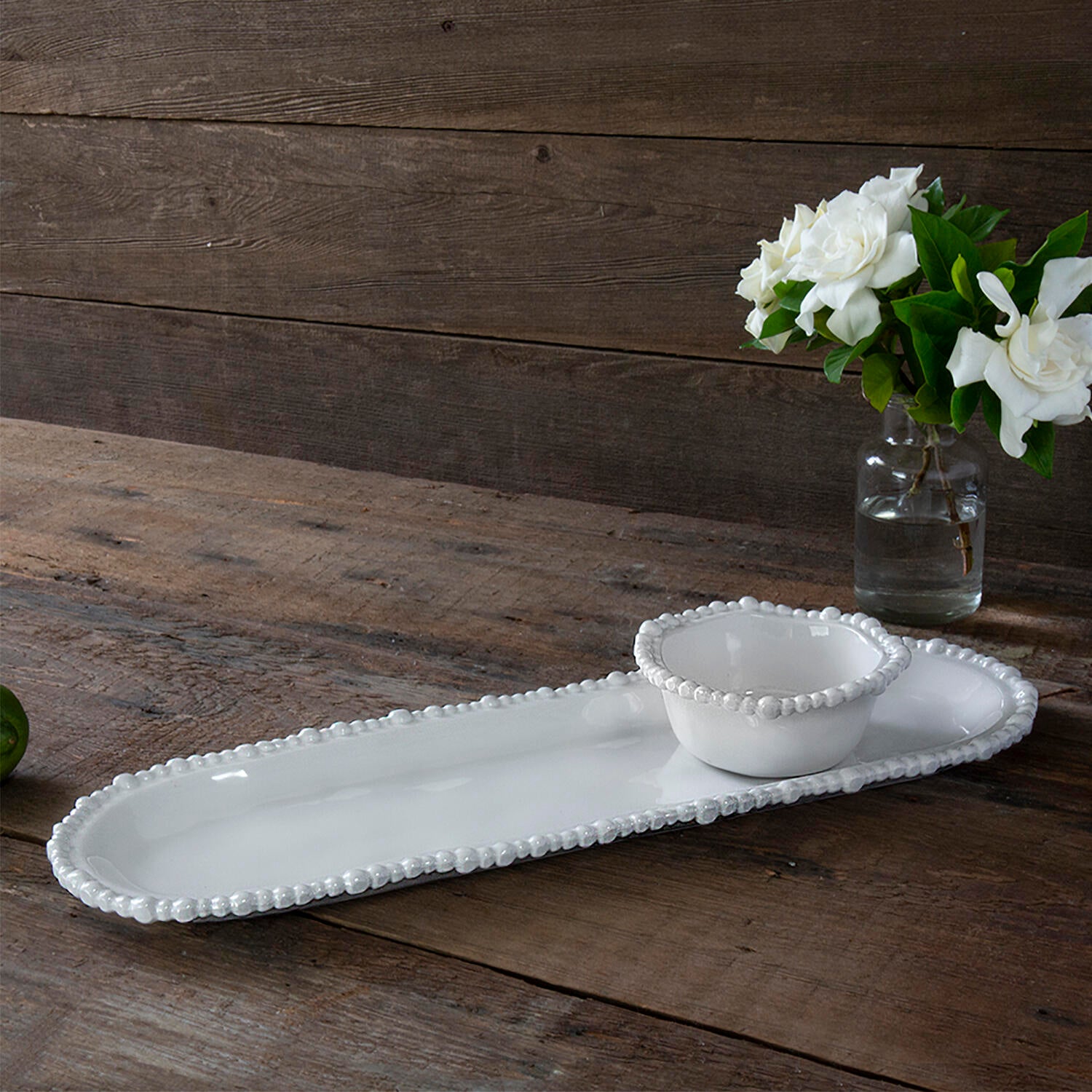 VIDA Alegria Medium Baguette Platter White