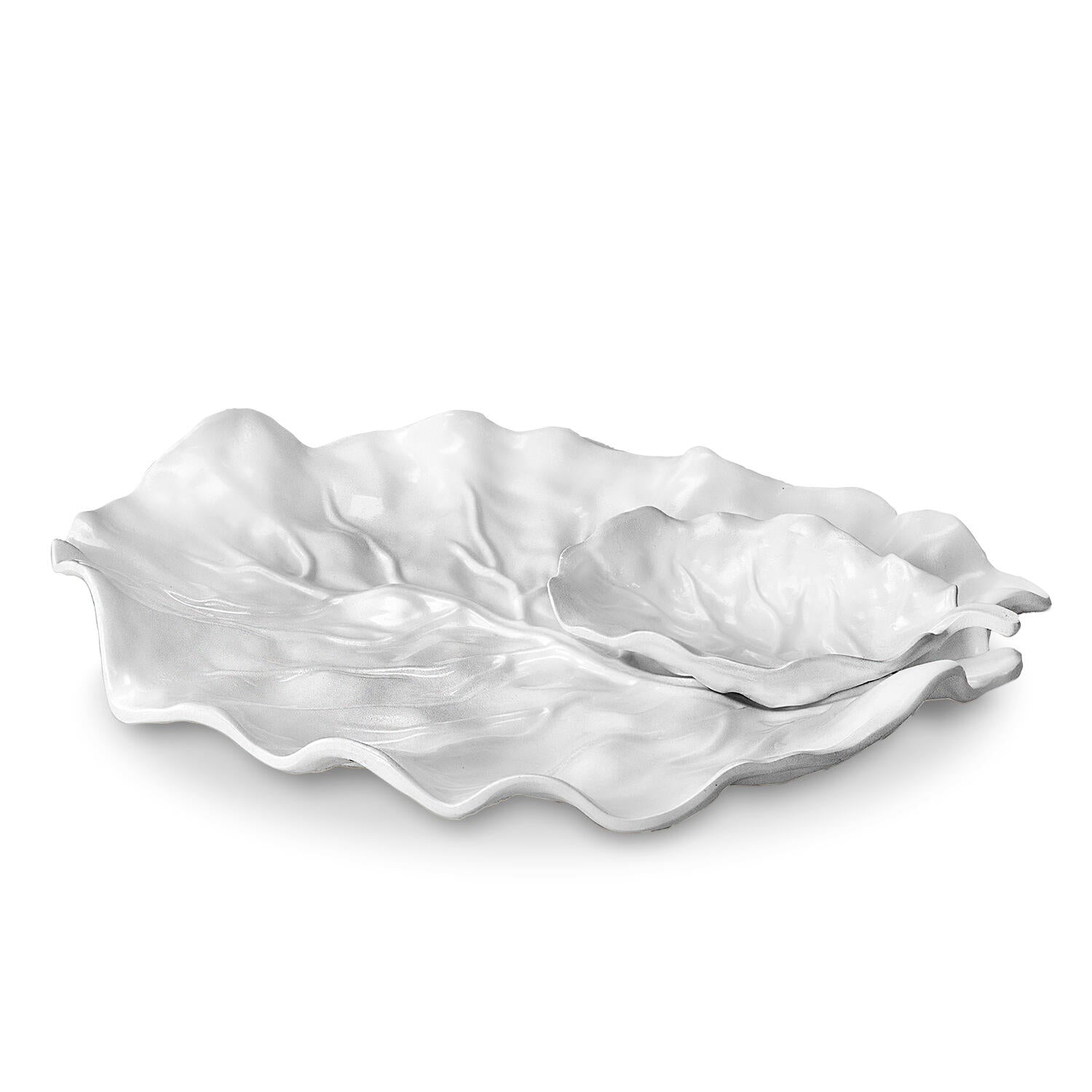 VIDA Lettuce Leaf Chip &amp; Dip (White)