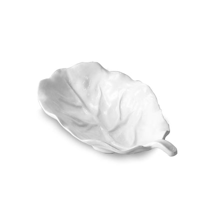 VIDA Lettuce Small Leaf Platter (White)