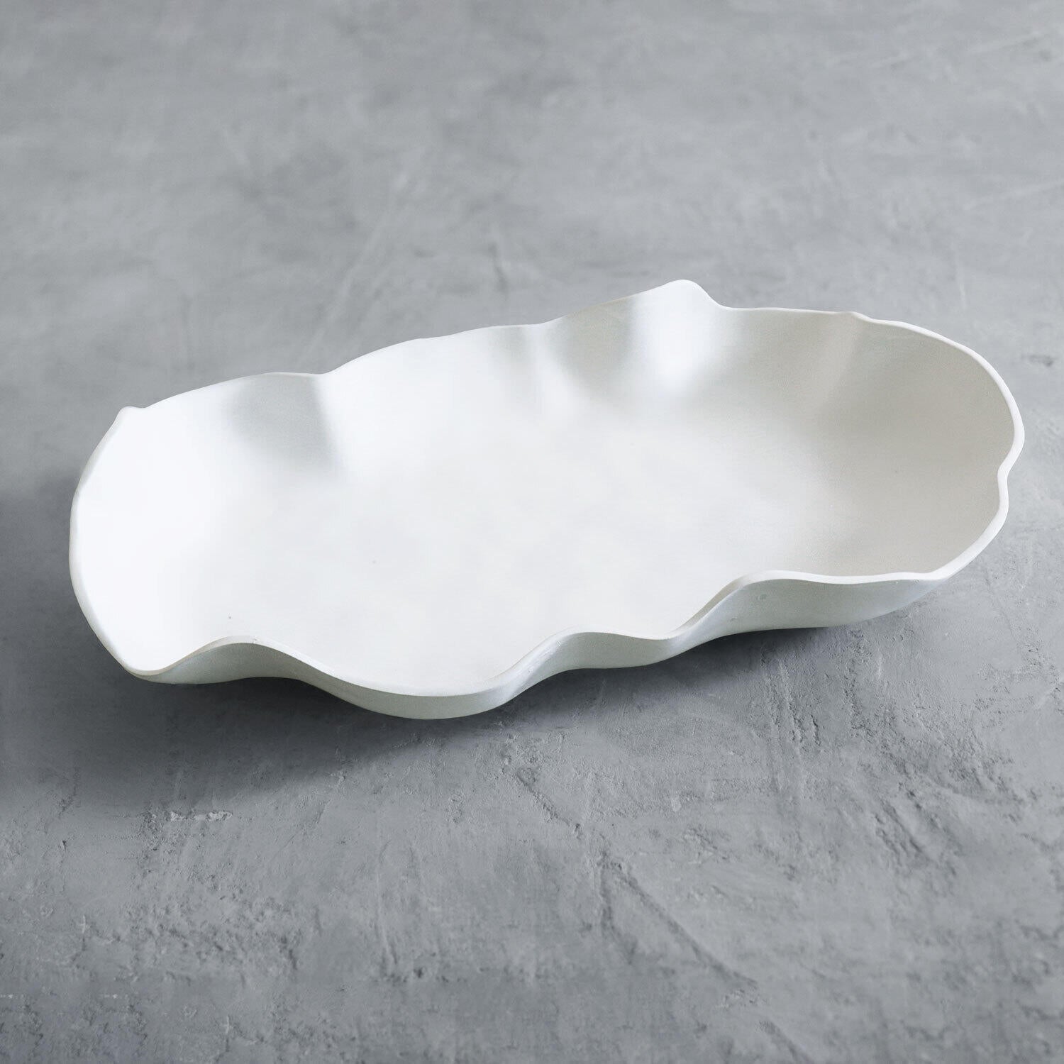 VIDA Nube Large Platter (White)