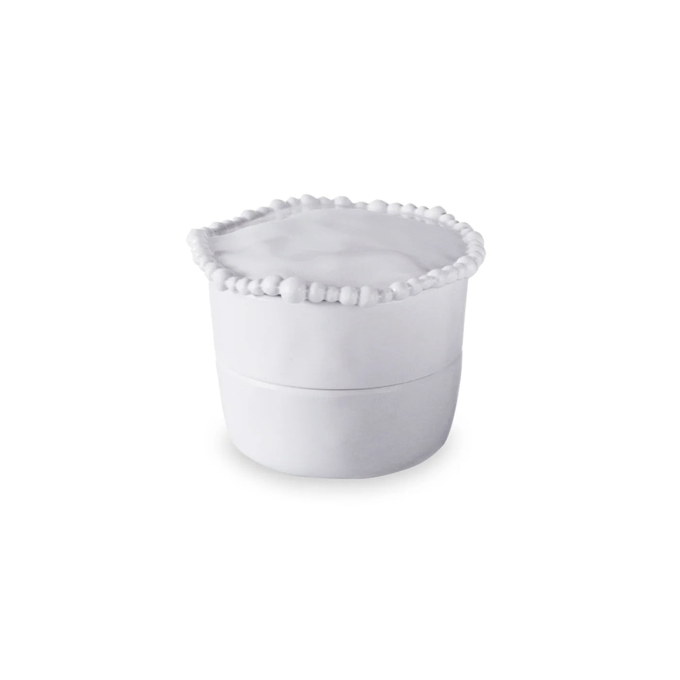 VIDA Alegria Stackable Salt-Pepper Cellar with Lid (White)