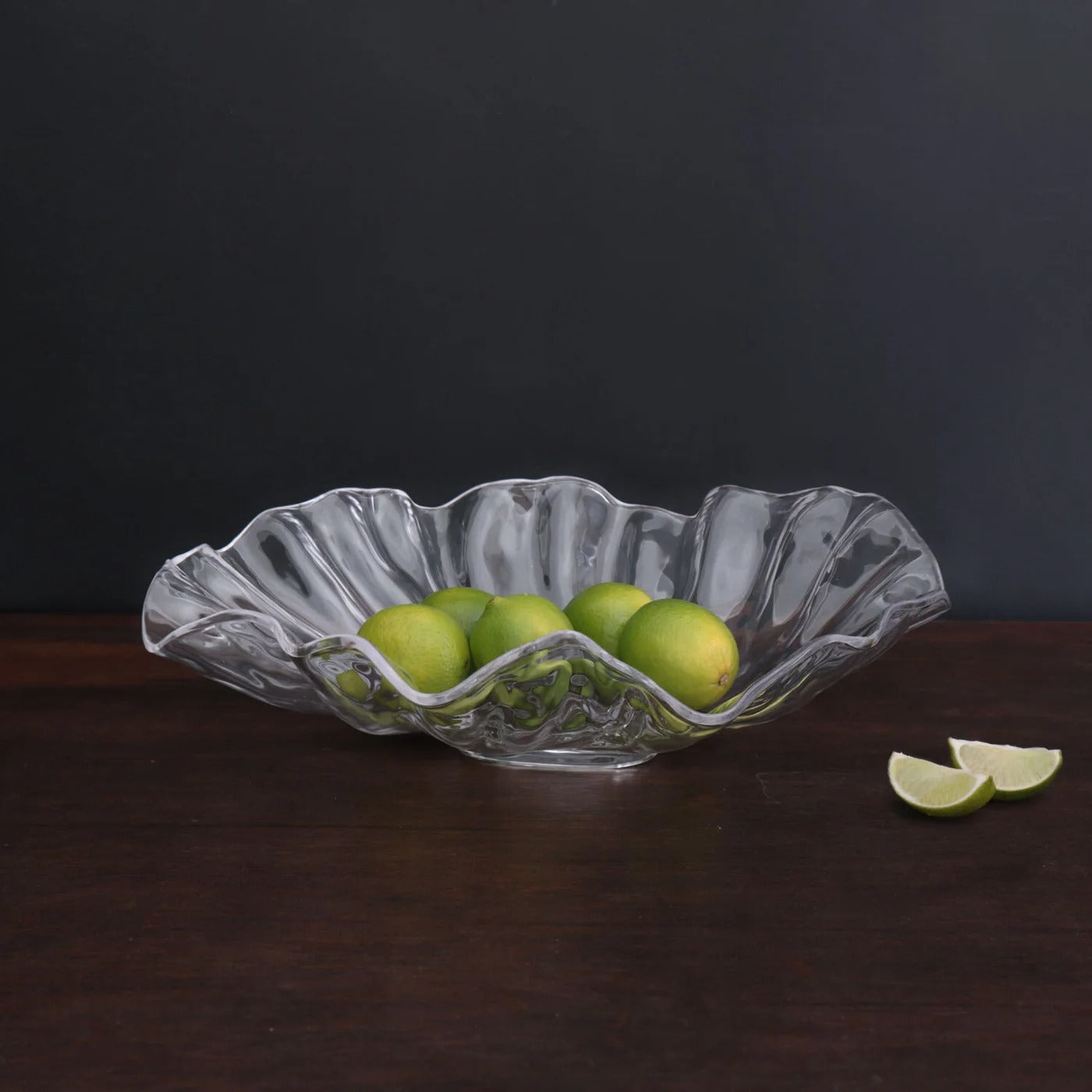 VIDA Acrylic Bloom Large Bowl (Clear)