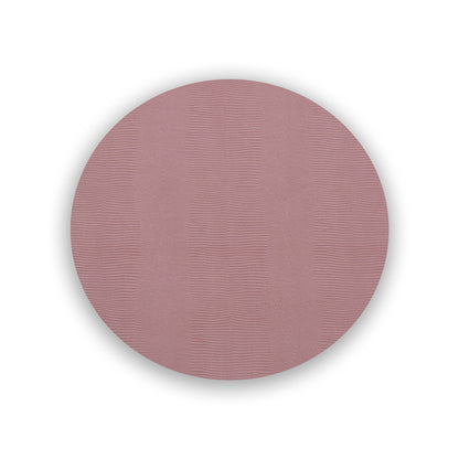 VIDA Snakeskin Reversible 15.5&quot; Round Placemats Set of 4 (Gray and Pink)
