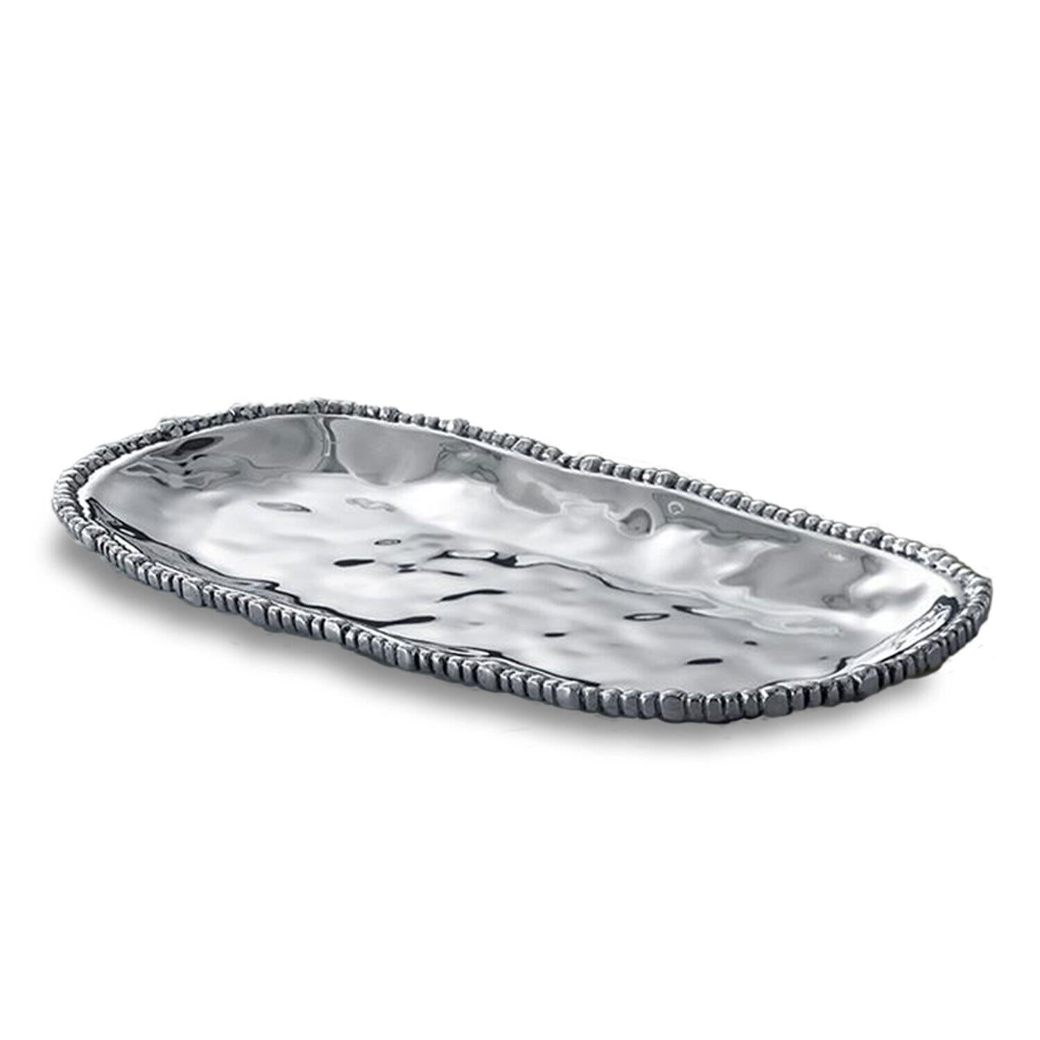 ORGANIC PEARL Nova Small Oval Platter