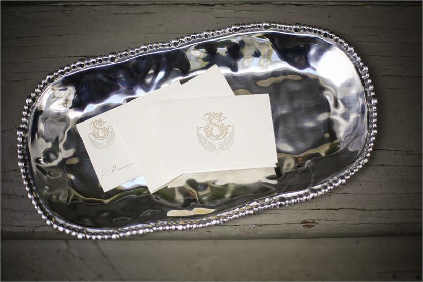 ORGANIC PEARL Nova Small Oval Platter