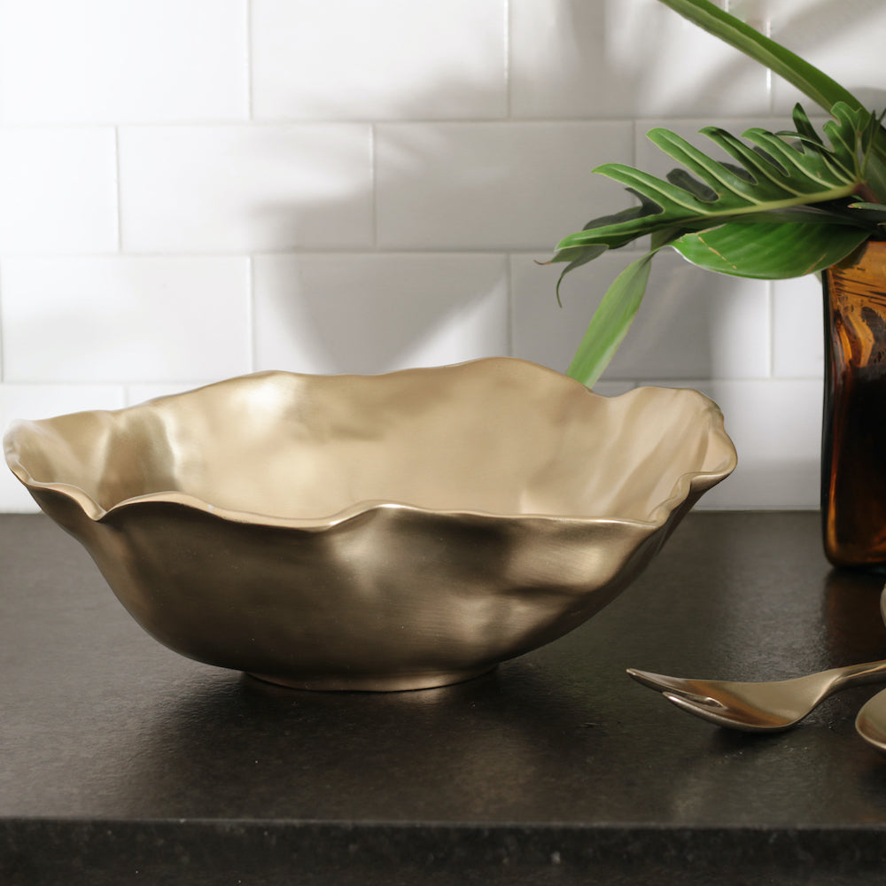 SIERRA MODERN Maia Large Bowl (Gold)