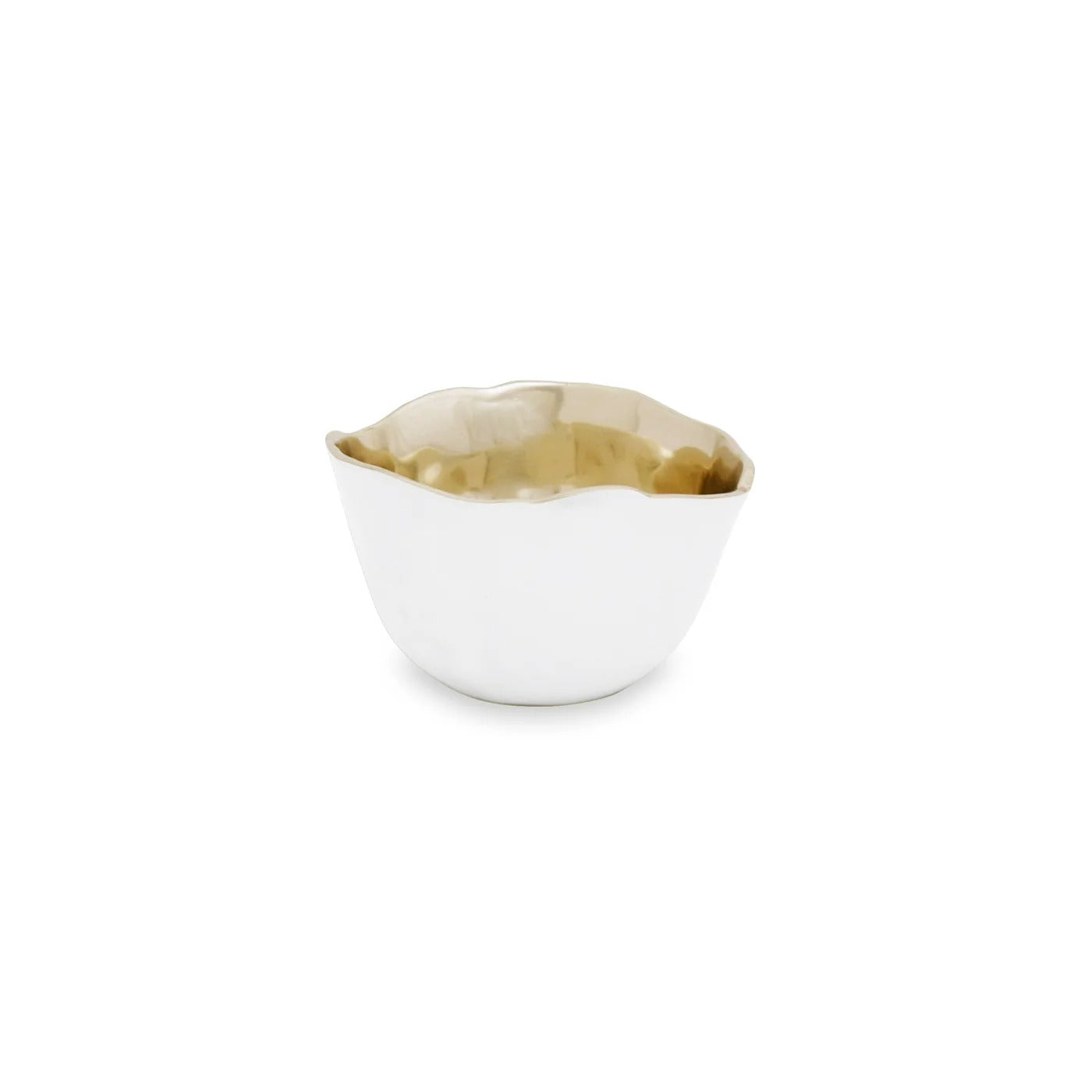 THANNI Osaka Small Bowl (White and Gold)