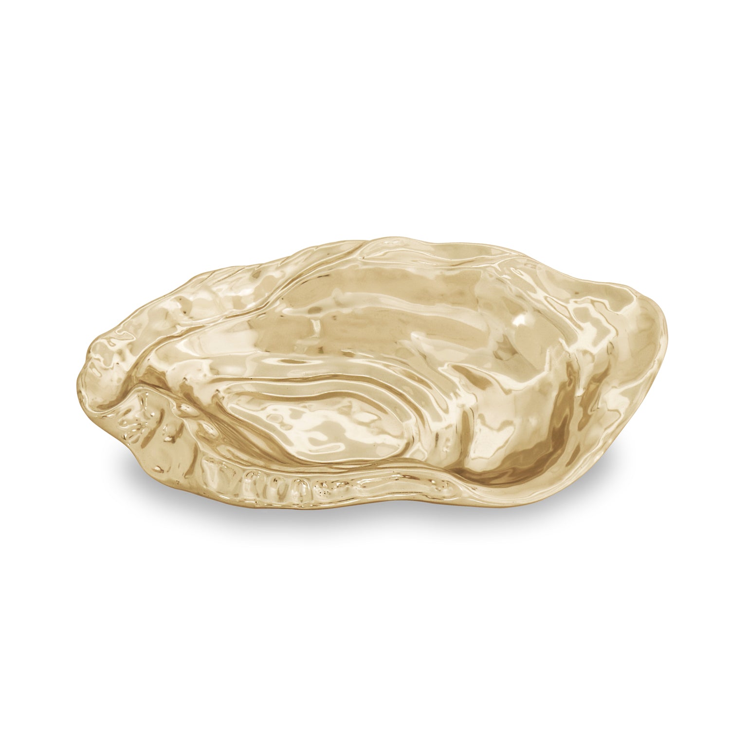SIERRA MODERN Oyster Medium Bowl (Gold)