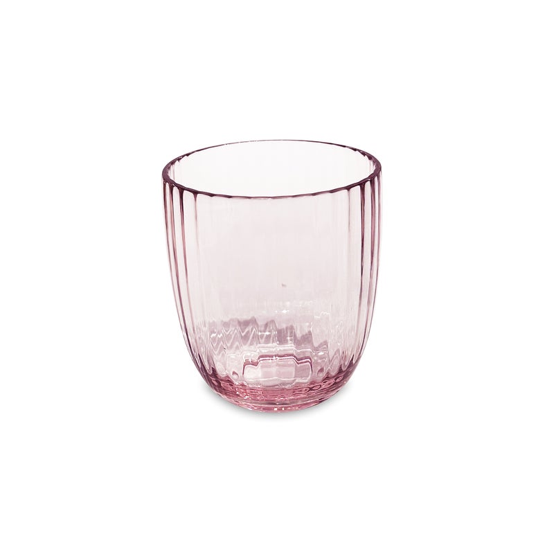 VIDA Acrylic Double Old Fashioned Set of 4 (Pink)