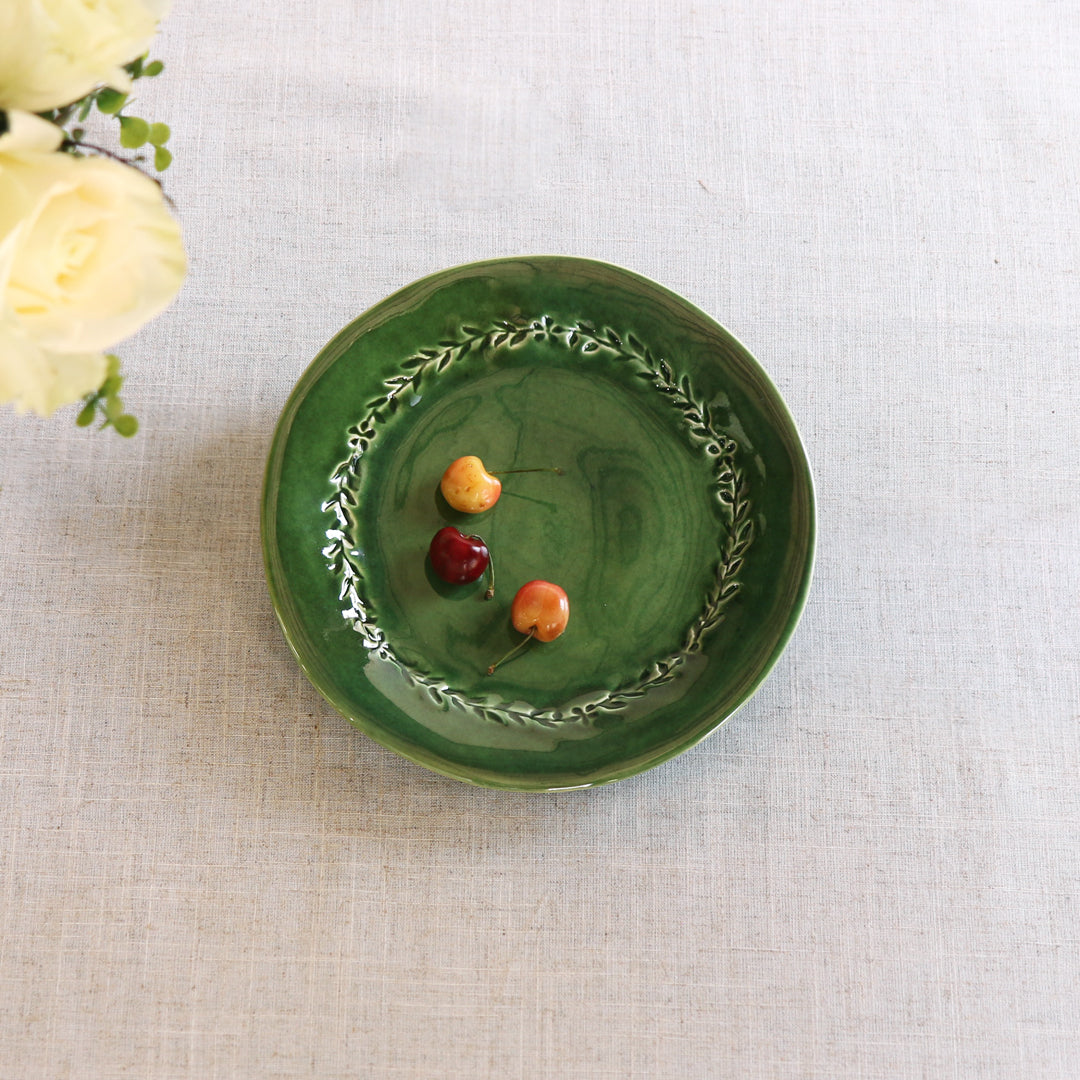 beatriz-ball-ceramic-valentina-salad-plate-set-of-4-green