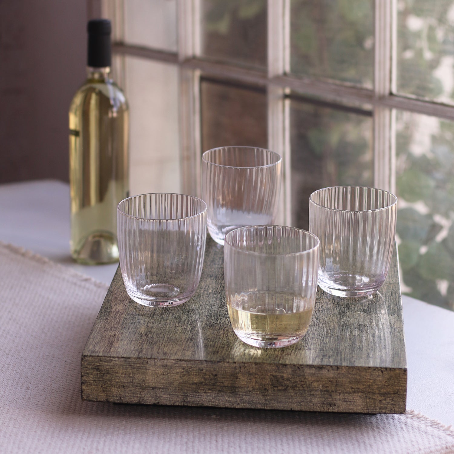 beatriz-ball-glass-venice-stemless-wine-glass-double-old-fashioned-set-of-4-clear